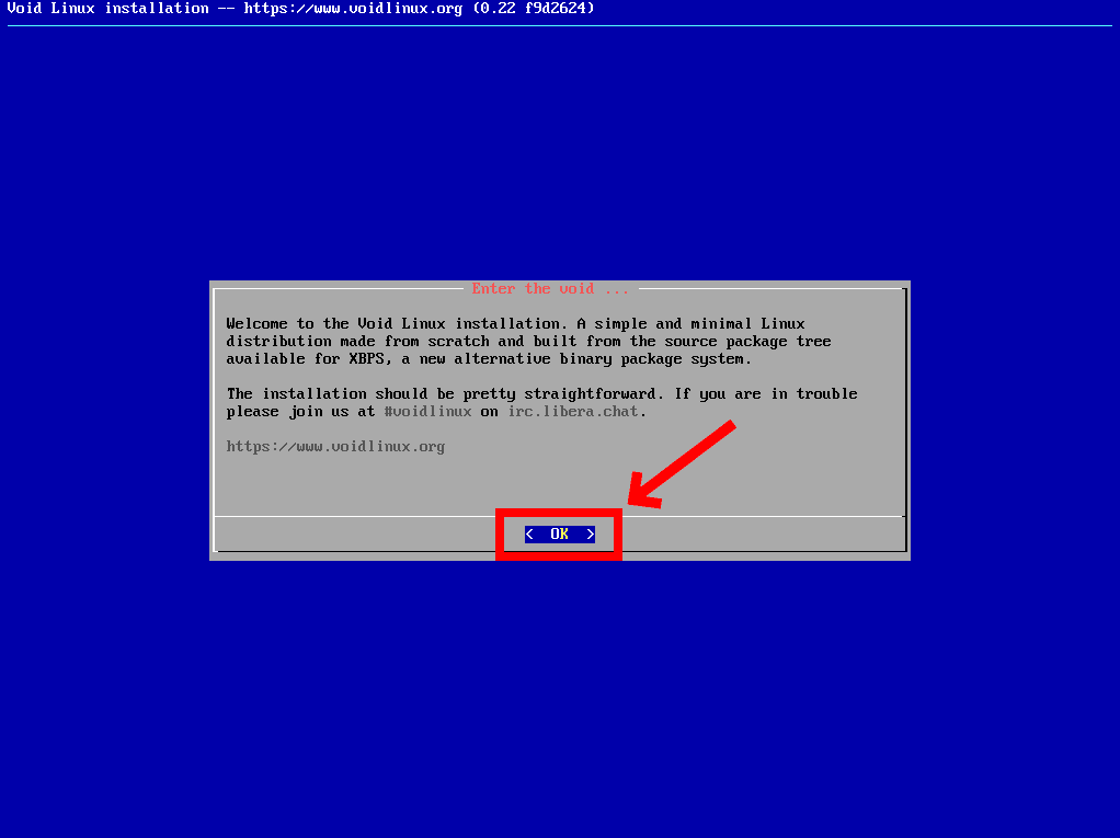 Installer Welcome Screen