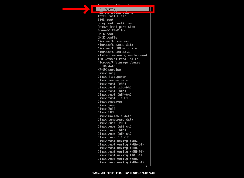 Partition the Disk