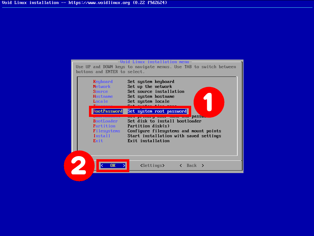 Set Root Password