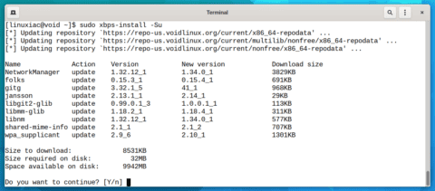 How to Use XBPS Package Manager on Void Linux