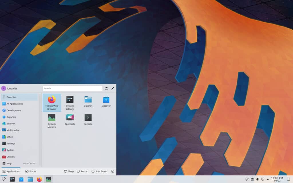 KDE Plasma 5.24 Desktop