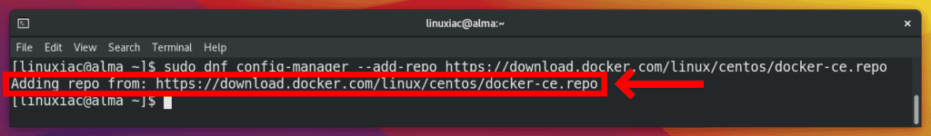 Adding the Docker repo to AlmaLinux / Rocky Linux