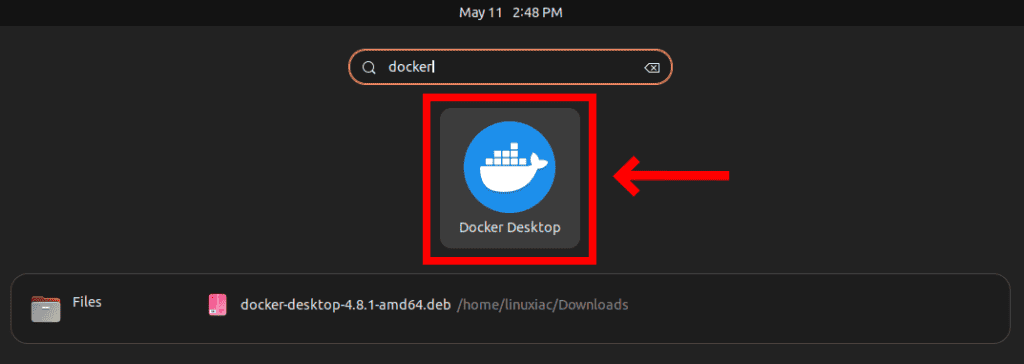 Starting Docker Desktop on Ubuntu