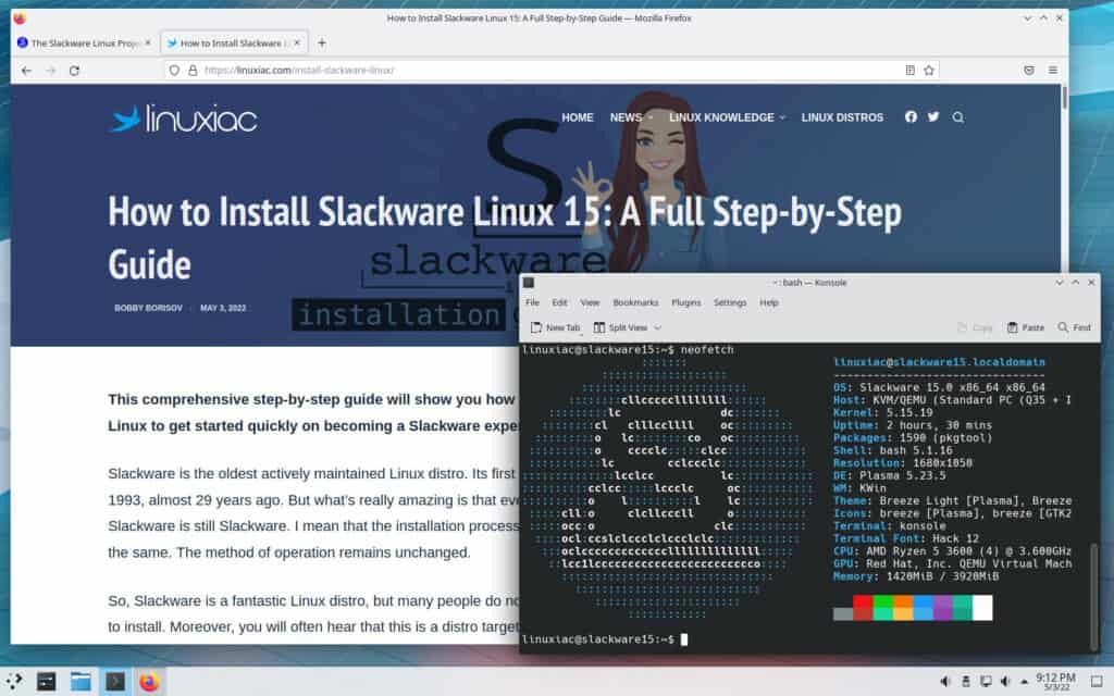 How to install Slackware Linux 15