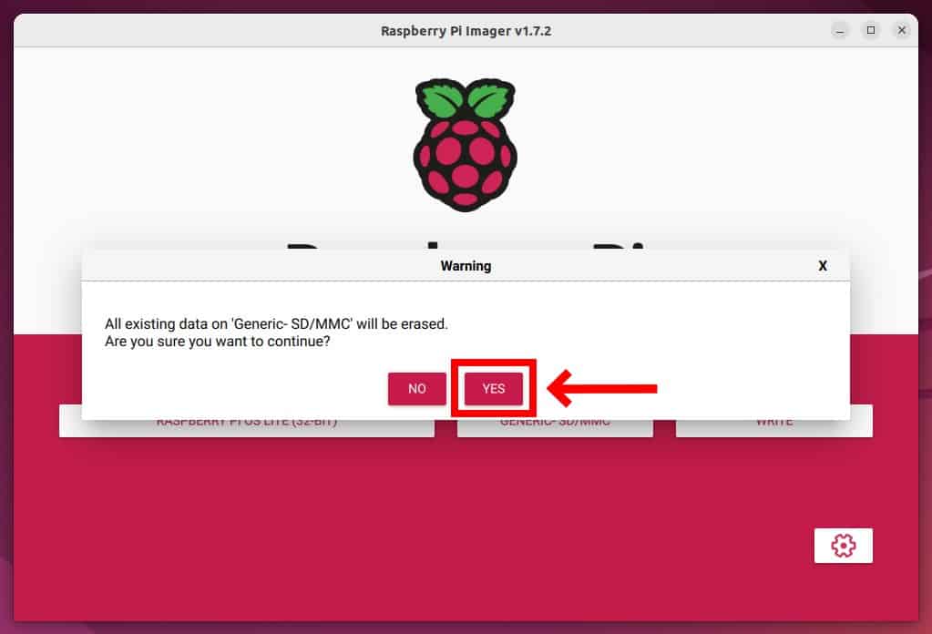 Installing Raspberry Pi OS on microSD card