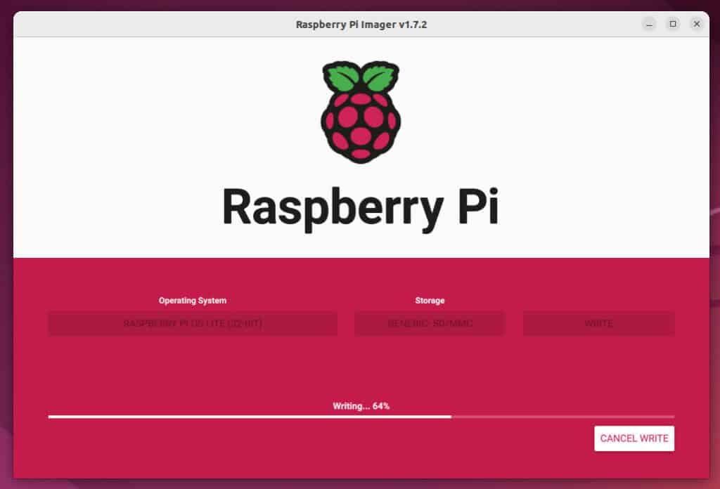 Installing Raspberry Pi OS on microSD card