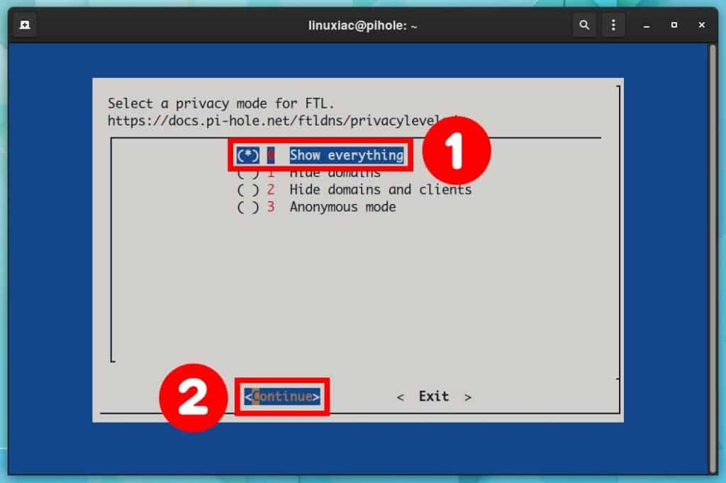 Specify a privacy mode for TTL