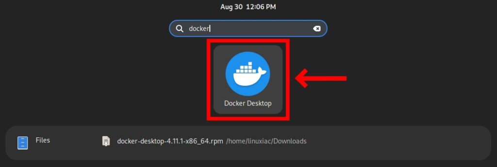 Running Docker Desktop on Fedora