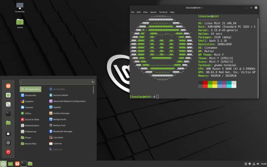 Linux Mint 21 (Vanessa)