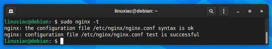 Test Nginx Web Server Configuration