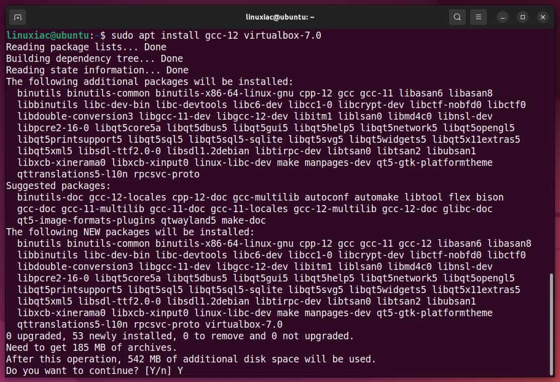 Install VirtualBox 7 on Ubuntu 22.04 LTS