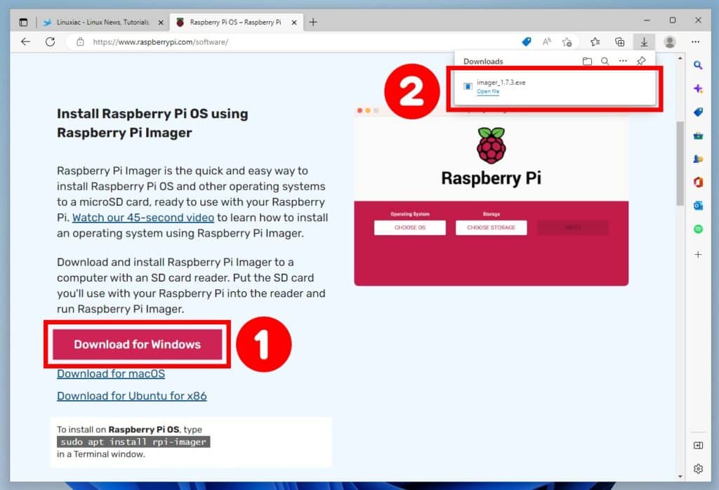 Install Raspberry Pi Imager