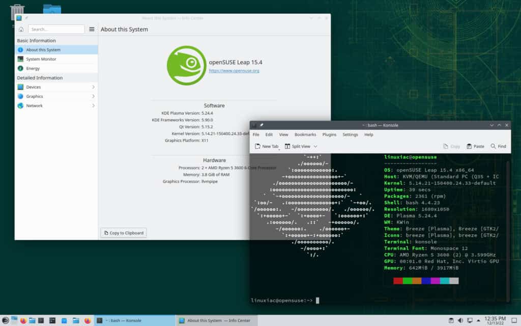 openSUSE Leap 15.4