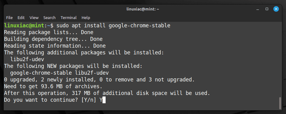  Install Google Chrome on Linux Mint