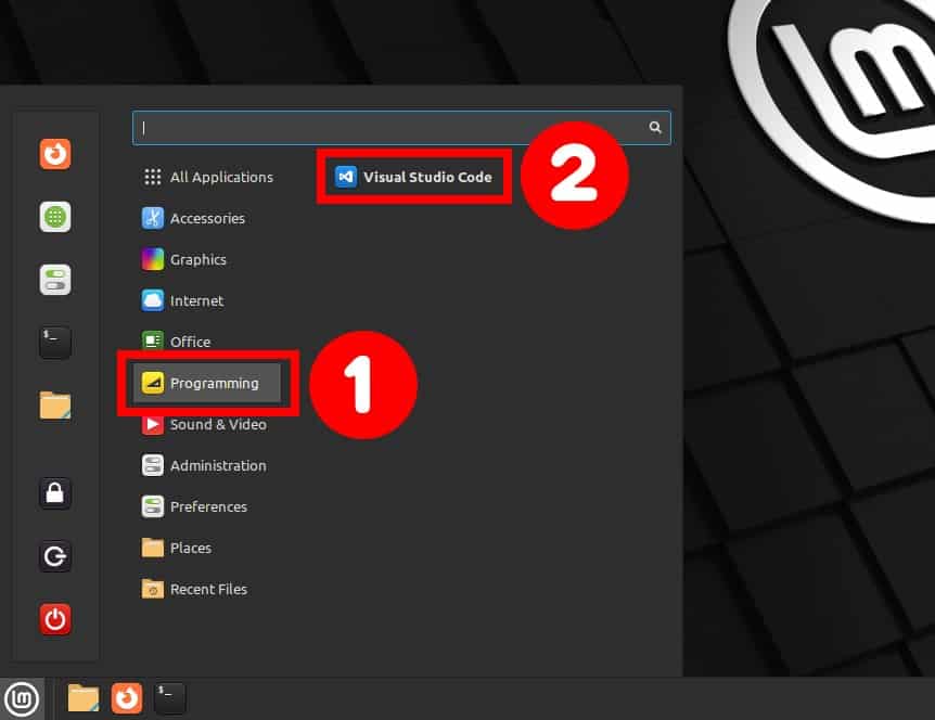 Run Visual Studio Code on Linux Mint