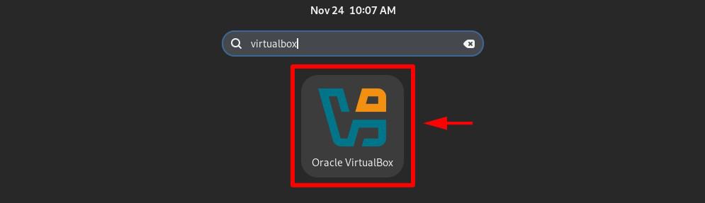 Running VirtualBox on Fedora 41.