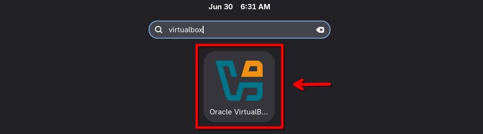 Running VirtualBox on Fedora 42.