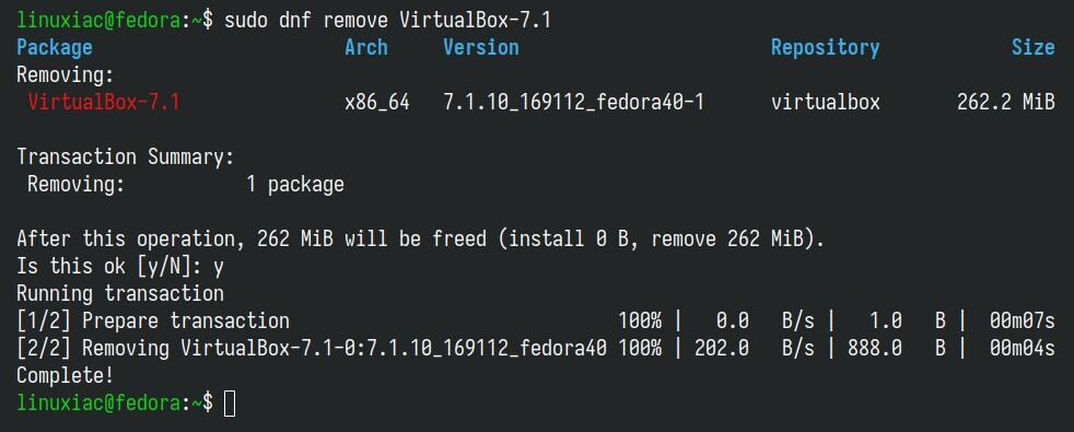 Uninstall VirtualBox.