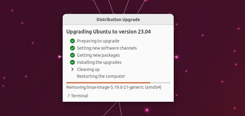 Upgrading to Ubuntu 23.04 from Ubuntu 22.10