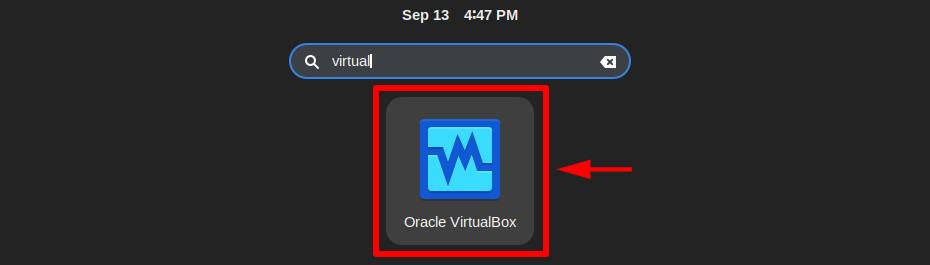 Starting VirtualBox.