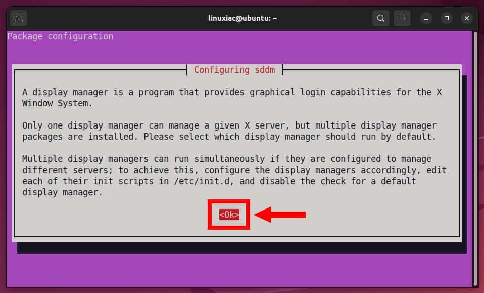 Configuring SDDM