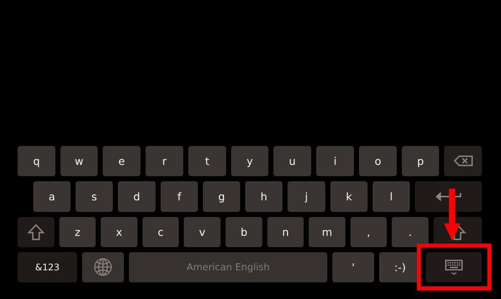 SDDM virtual keyboard.