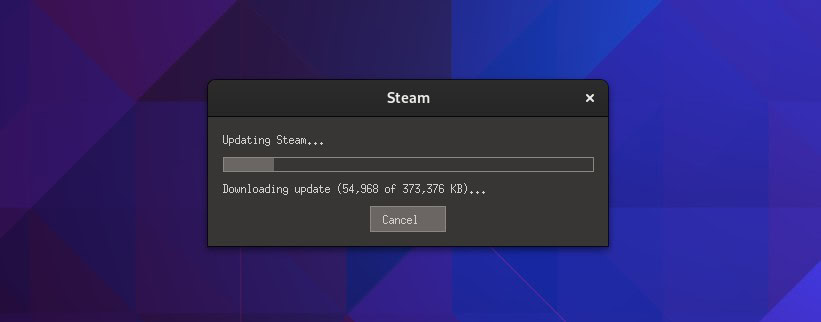 Run the Steam client app.