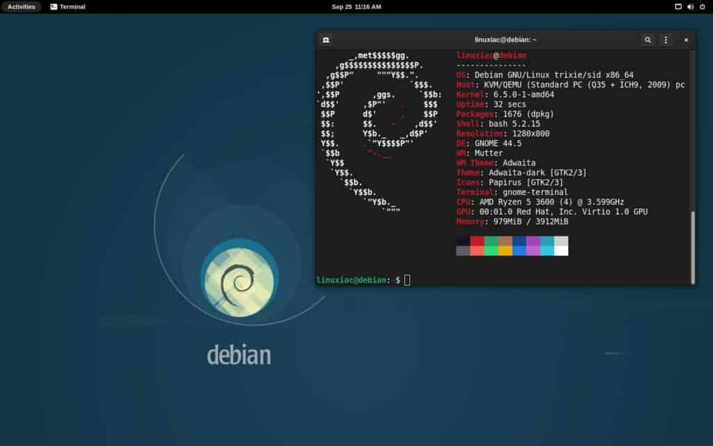 We have successfully upgraded from Debian Stable to the Testing branch.