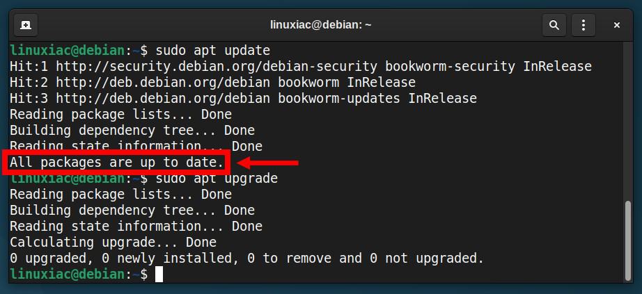 Ensure your current Debian Stable system is fully updated.