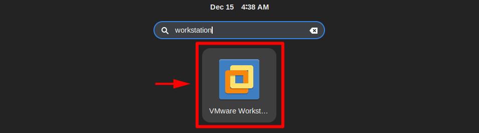 Start VMware Workstation on Debian 12.