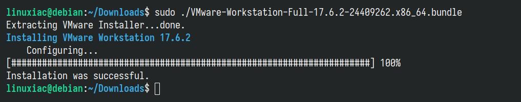 Install VMware Workstation Pro on Debian 12.