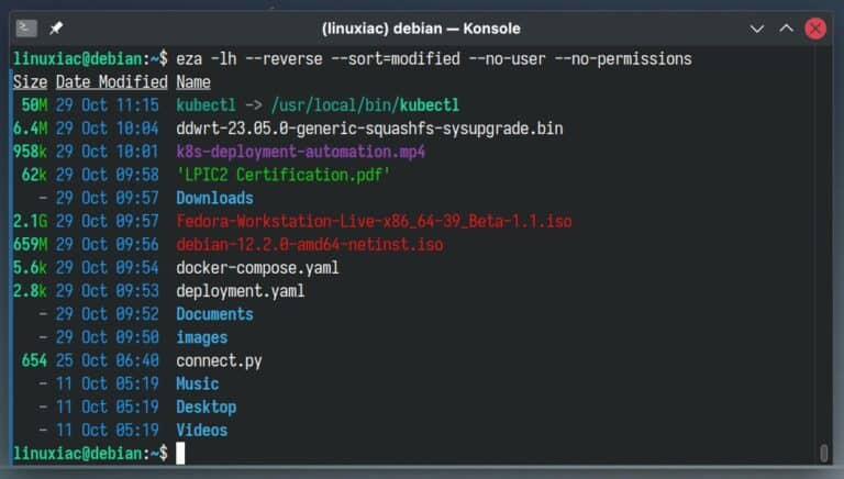 eza: Simplifying File Listing with Improved 'ls' Functionality