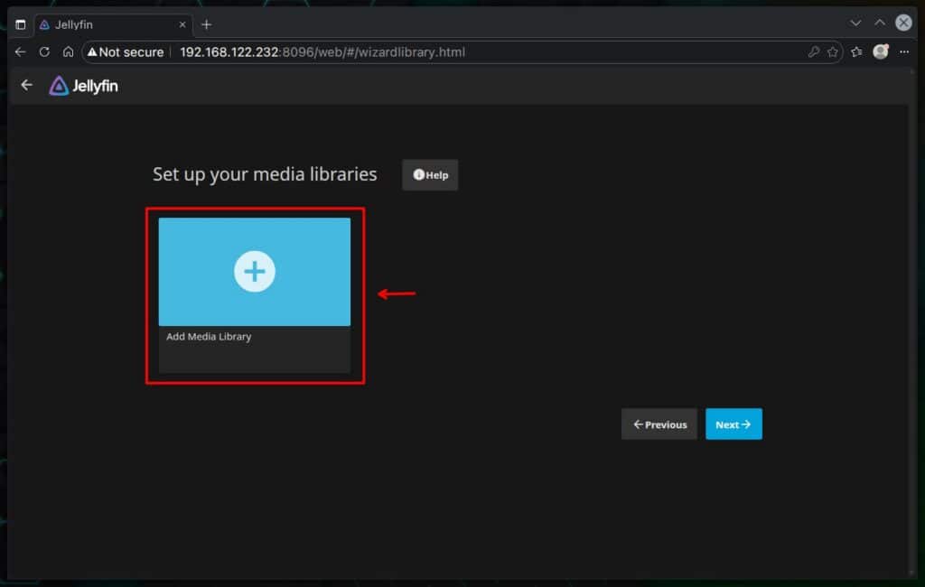 Setting up a media directory.