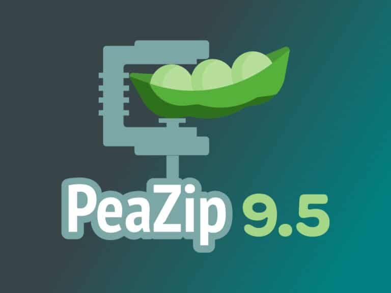 PeaZip 9.5 File Archiver Brings UI and Performance Improvements