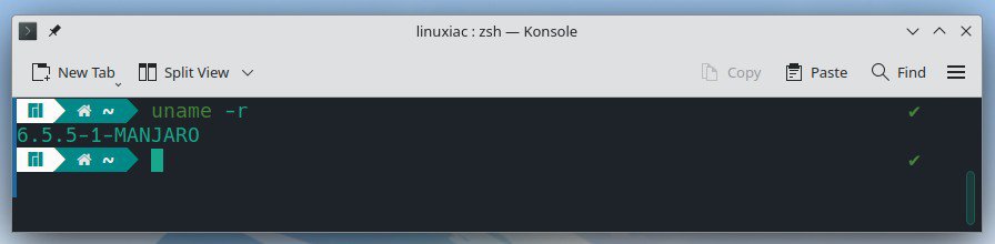 Check the kernel version used.