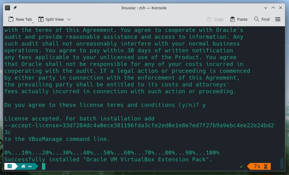 Install VirtualBox Extension Pack.