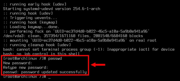 How to Reset a Forgotten Root Password in Linux