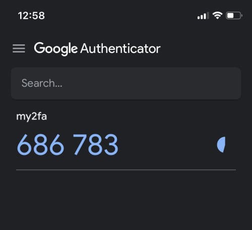 Configure Google Authenticator