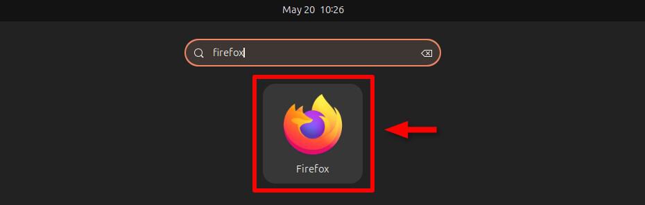 Launching Mozilla Firefox on Ubuntu 24.04 LTS.