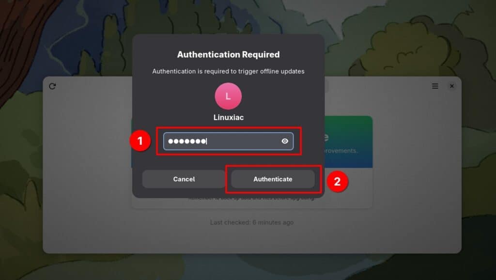 Authentication required. Enter your credentials.