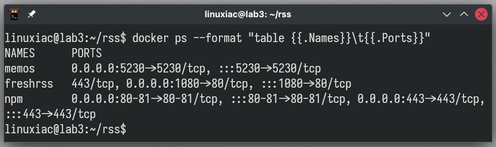 Check which ports are being used by running Docker containers.