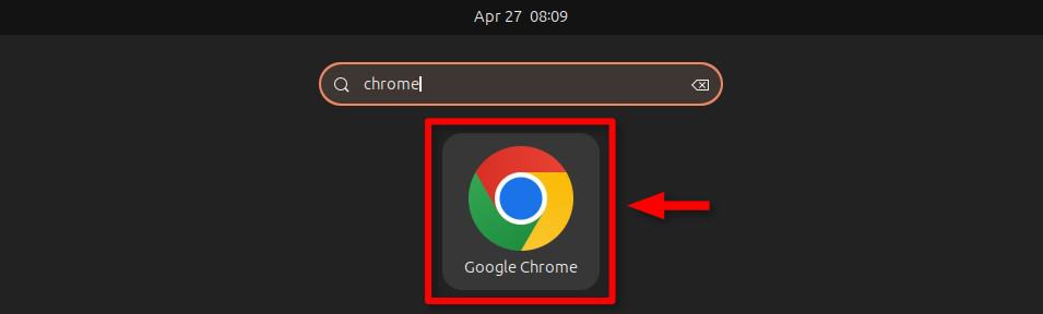 Launching Google Chrome.