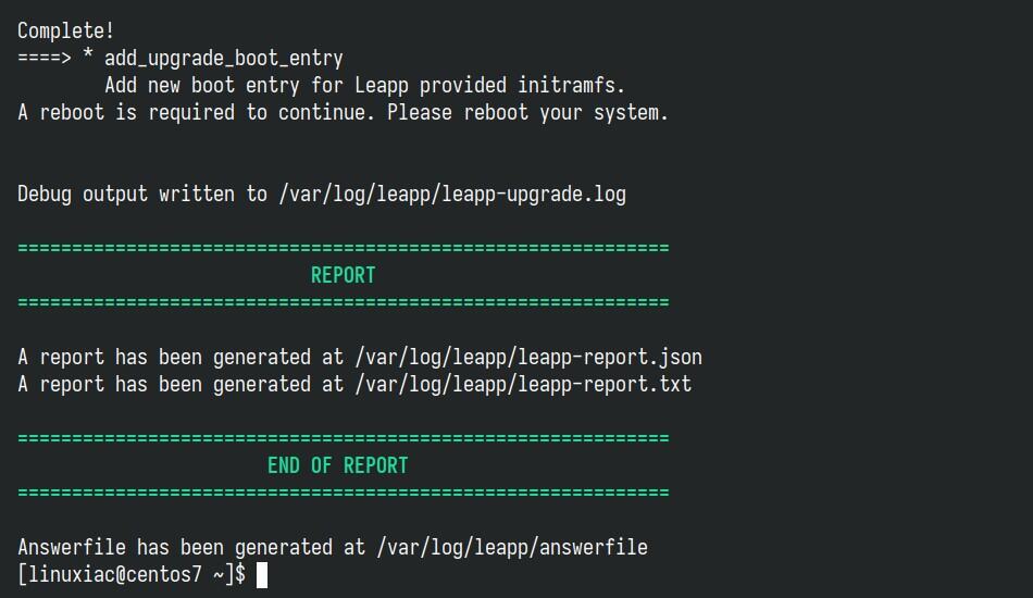 Successful migration from CentOS 7 to Oracle Linux 8.