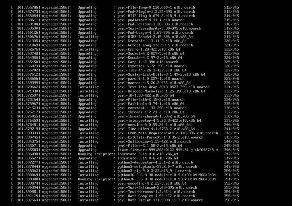 Upgrading CentOS 7 to Oracle Linux 8.