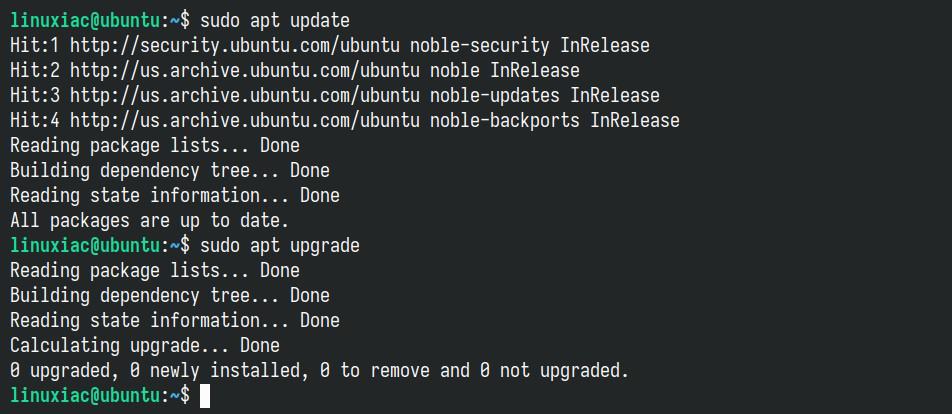 Update software repositories.