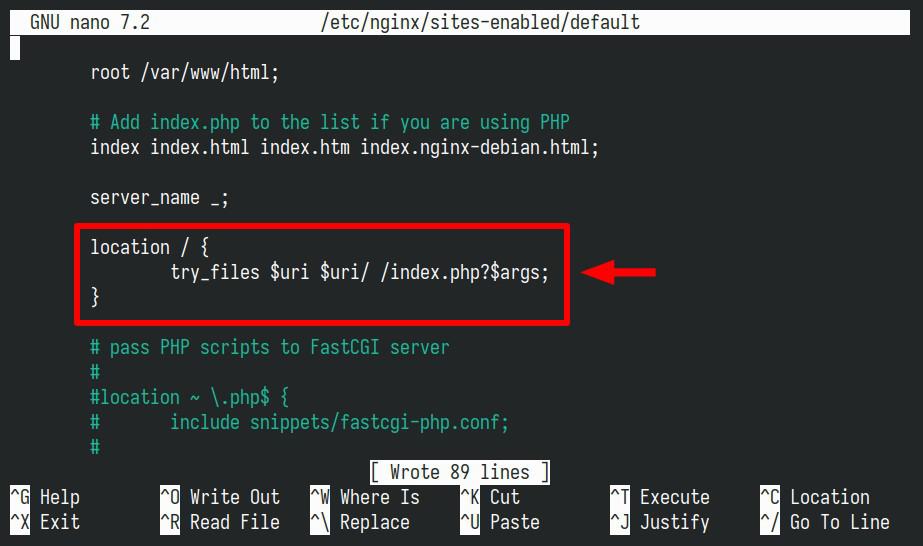 Configure Nginx to execute PHP files on Ubuntu 24.04 LTS.