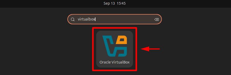 Starting VirtualBox.