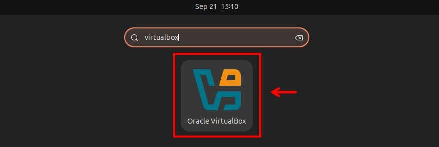 Starting VirtualBox.