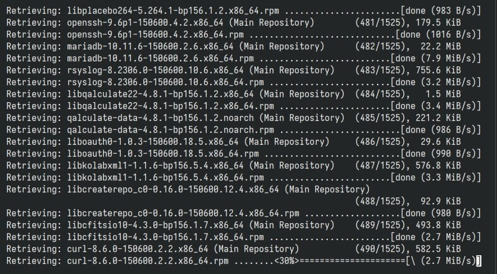 Upgrade to openSUSE Leap 15.6 from Leap 15.5.