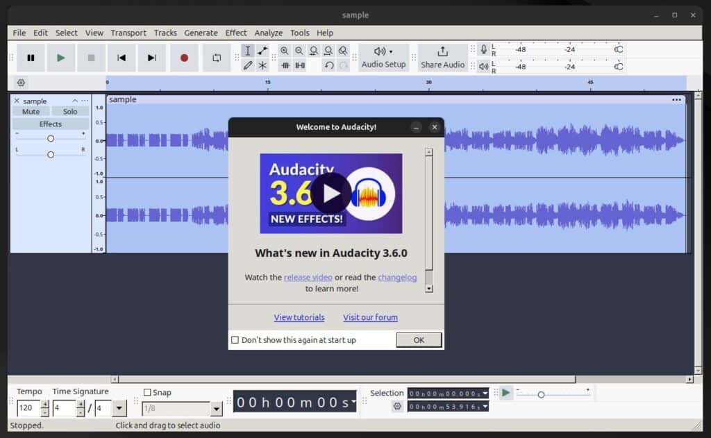 Audacity 3.6